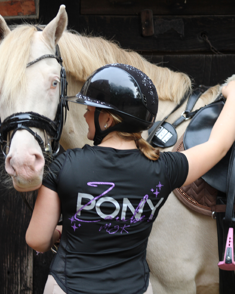 Funktionsshirt "Cascada Glow" Glitter Lila Funktionsshirt "Cascada Glow" Glitter Lila