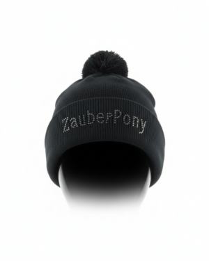 Beanie Dunkel Grau Zauberpony Beanie Winterzauber