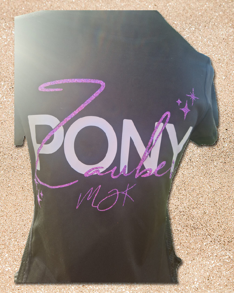 Funktionsshirt "Cascada Glow" Glitter Lila – Bild 3