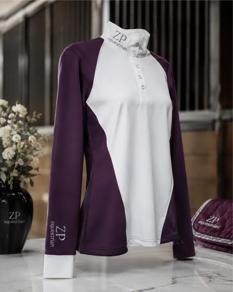 ZP Turniershirt Damen von ZauberPony Equestrian für Dressur und Springen