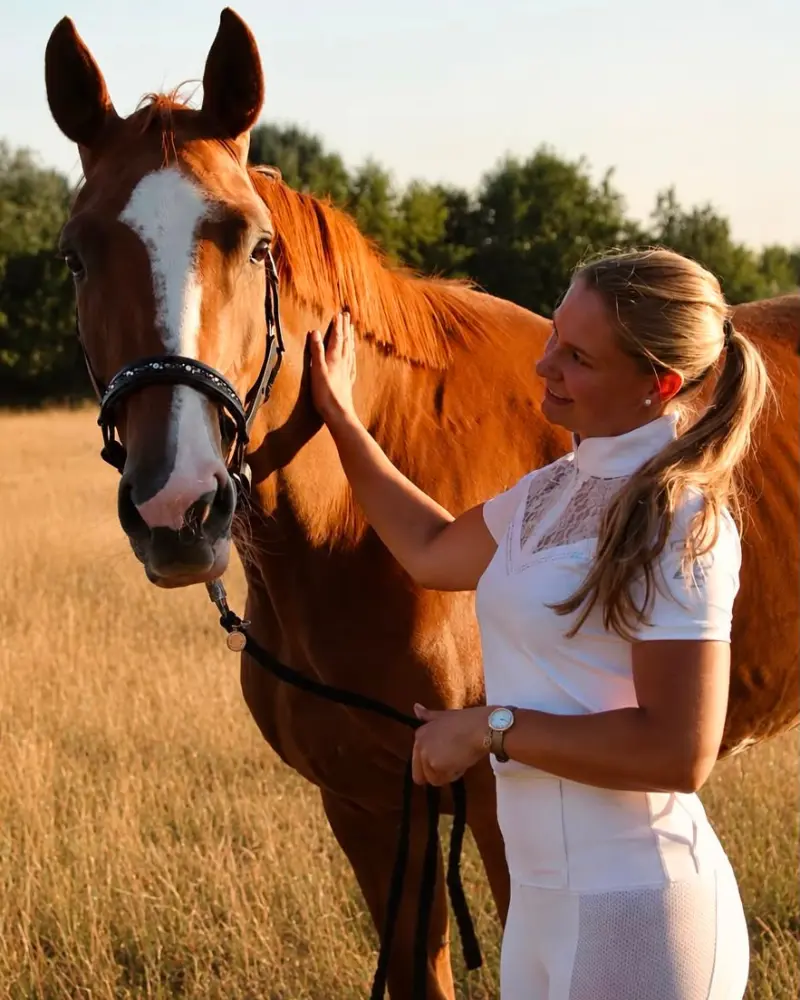 Reitset Damen mit Reitshirt und Reitleggings