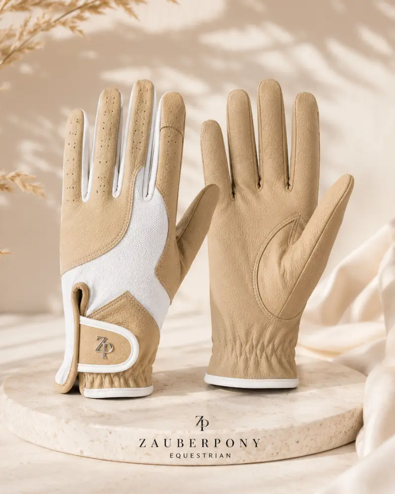 Reithandschuhe Sand ZP Sand Elegance Gloves ZauberPony Equestrian