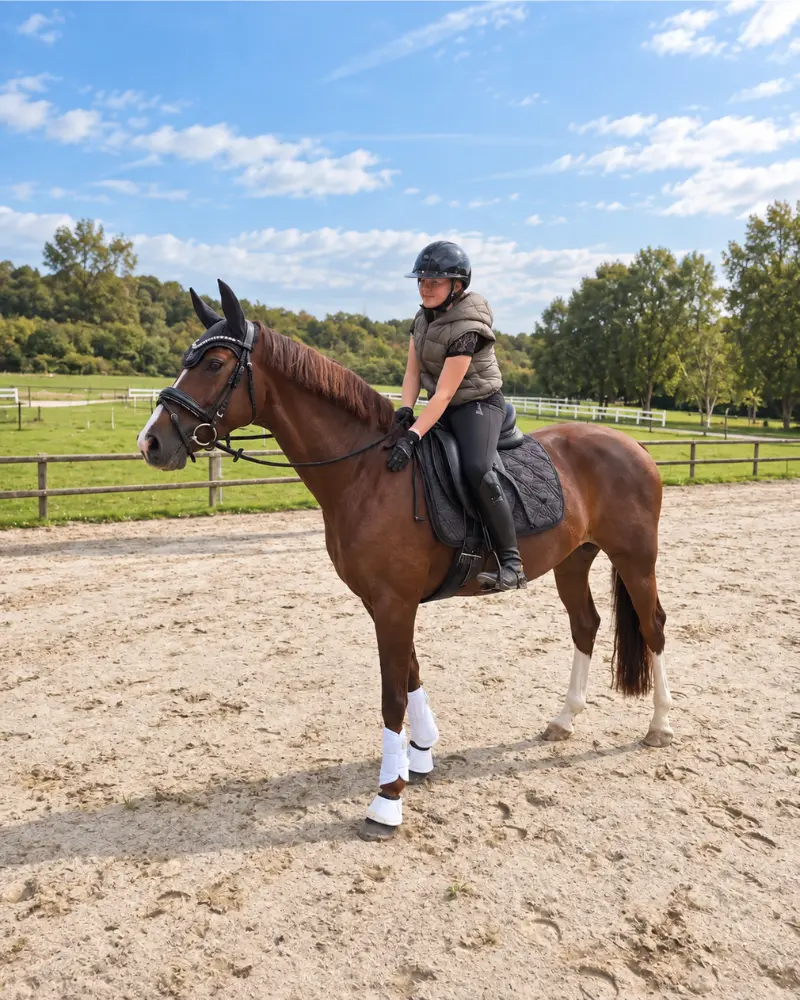 ZP Velvet Fliegenhaube – Crystal Equestrian – Bild 3